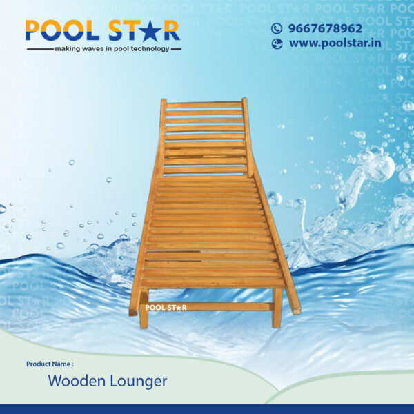 Swimming Pool Wooden Lounger