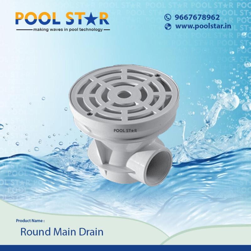 Swimming Pool Round Main Drain